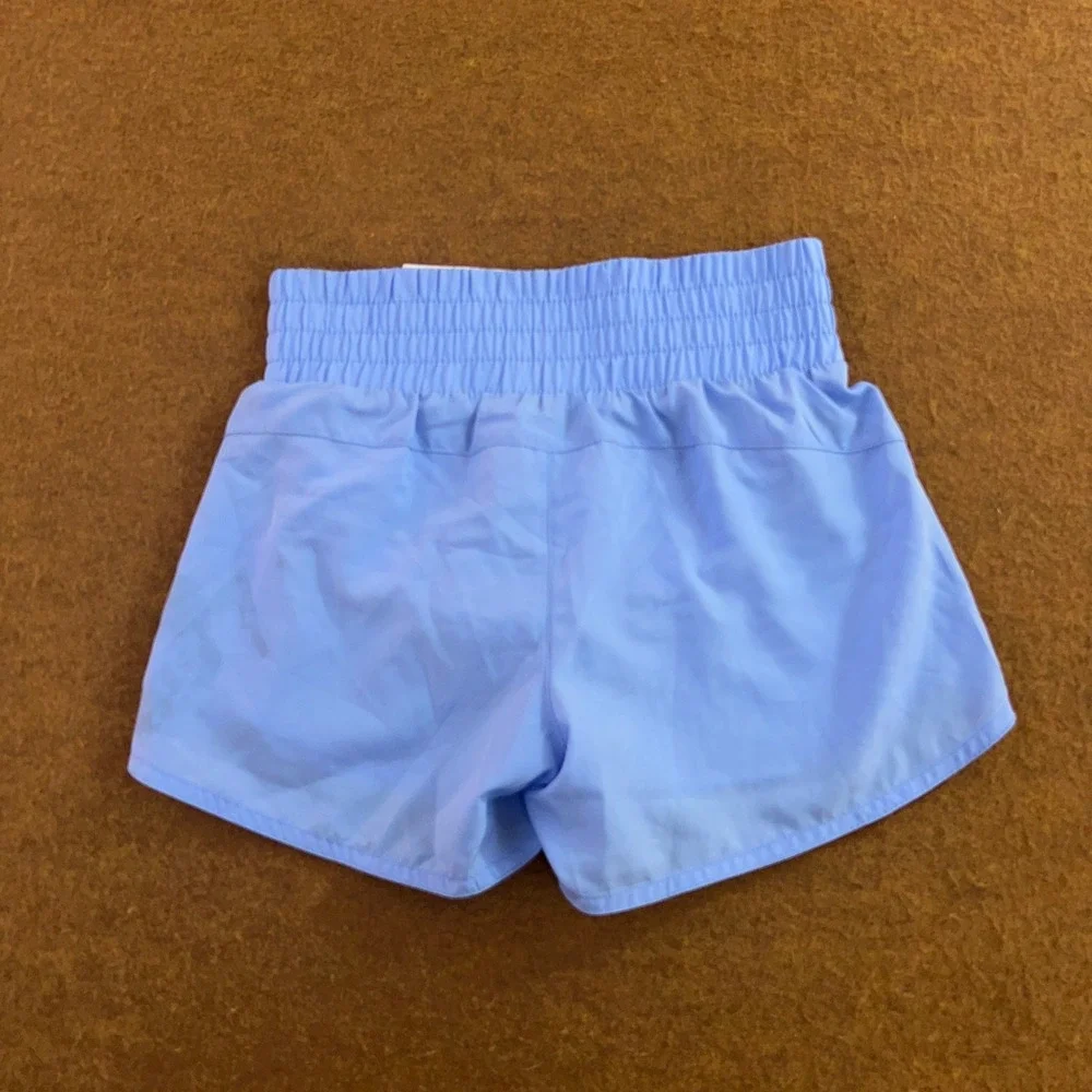 Old Navy Girls Medium 8 Blue Go-Dry High-Rise Active Running Shorts NWT